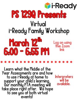 I-Ready virtual parent workshop